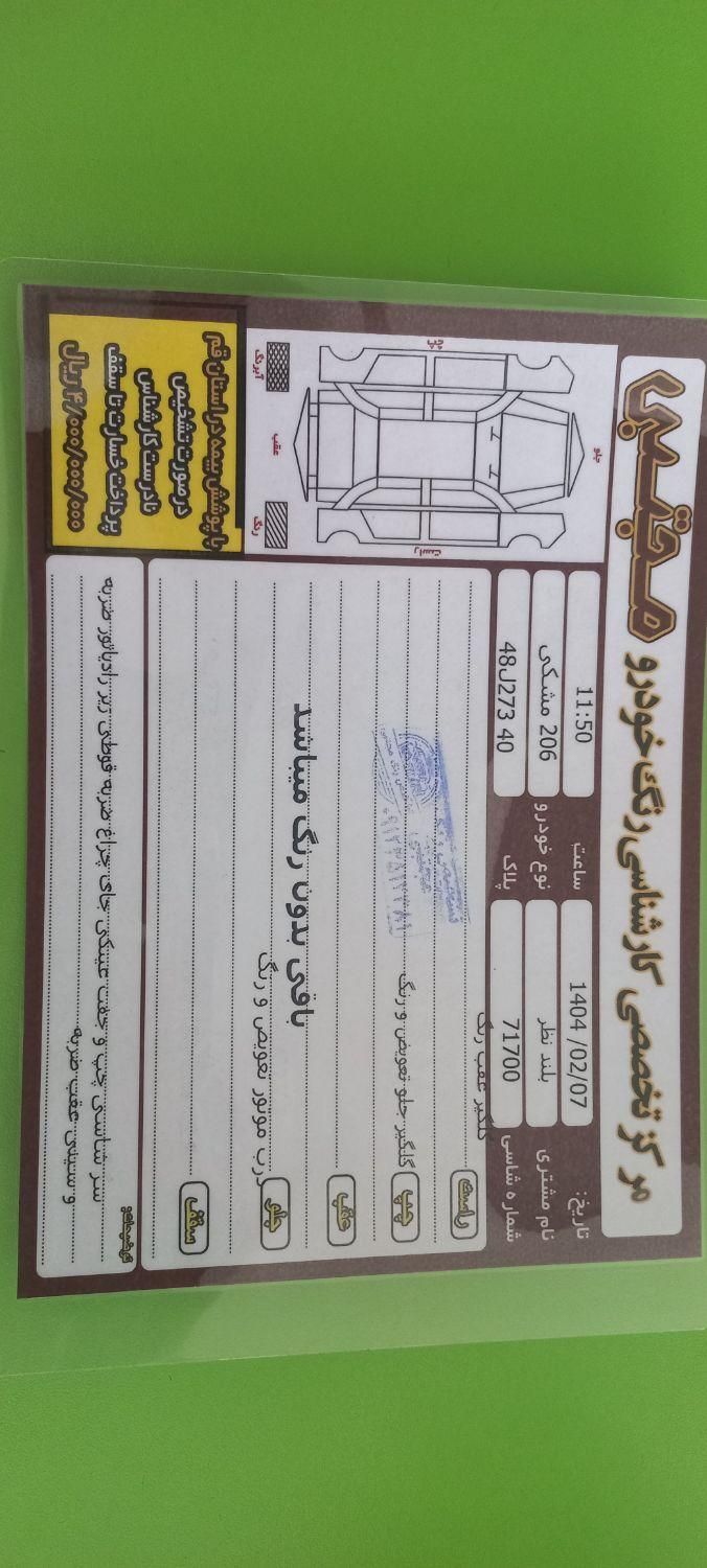 پژو 206 تیپ 3 - 1391