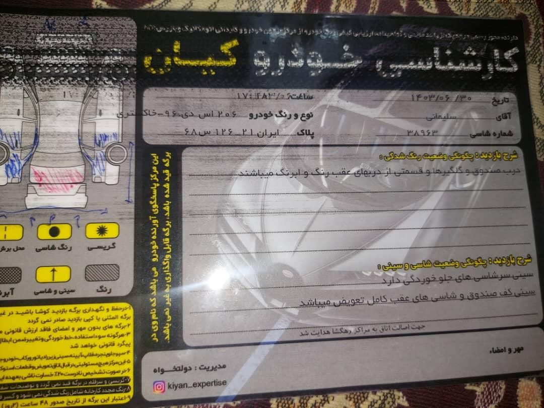 پژو 206 SD v8 - 1396