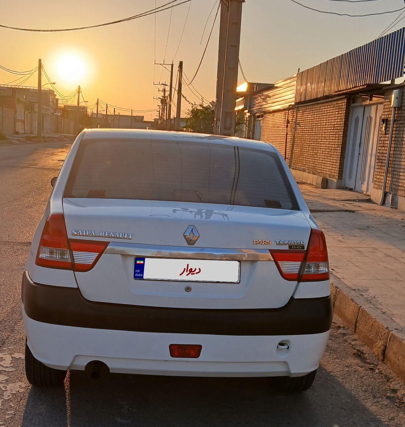 رنو پارس تندر گیربکس JHQ + مولتی مدیا - 1393