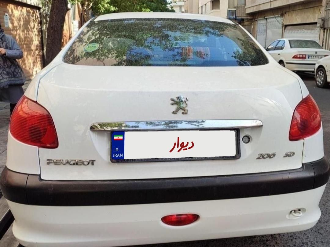 پژو 206 SD v8 - 1396