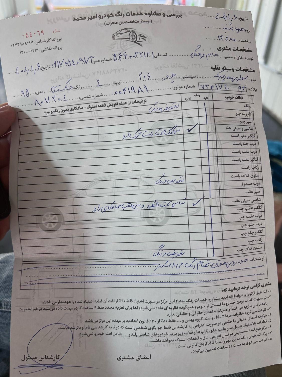پژو 206 تیپ 2 - 1395