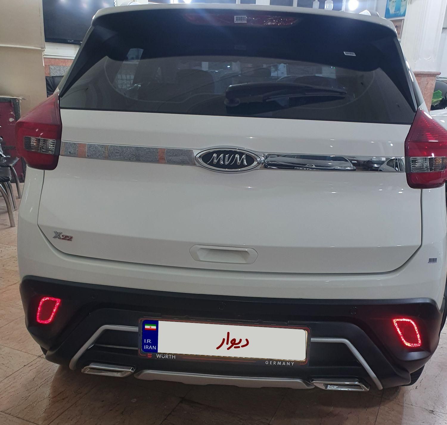 ام وی ام X22 دنده ای اسپرت اکسلنت - 2022