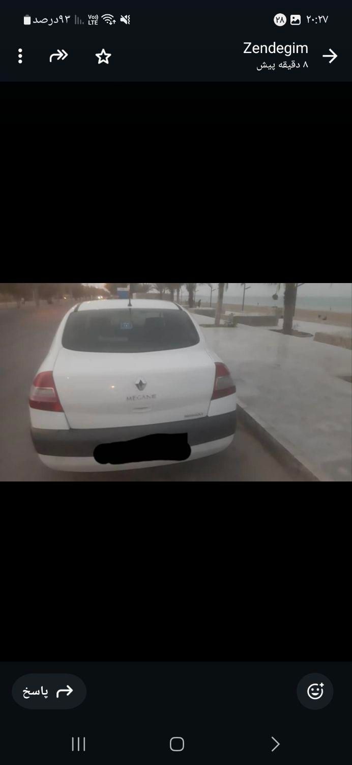 رنو مگان پارس خودرو 1600 E2 - 2011