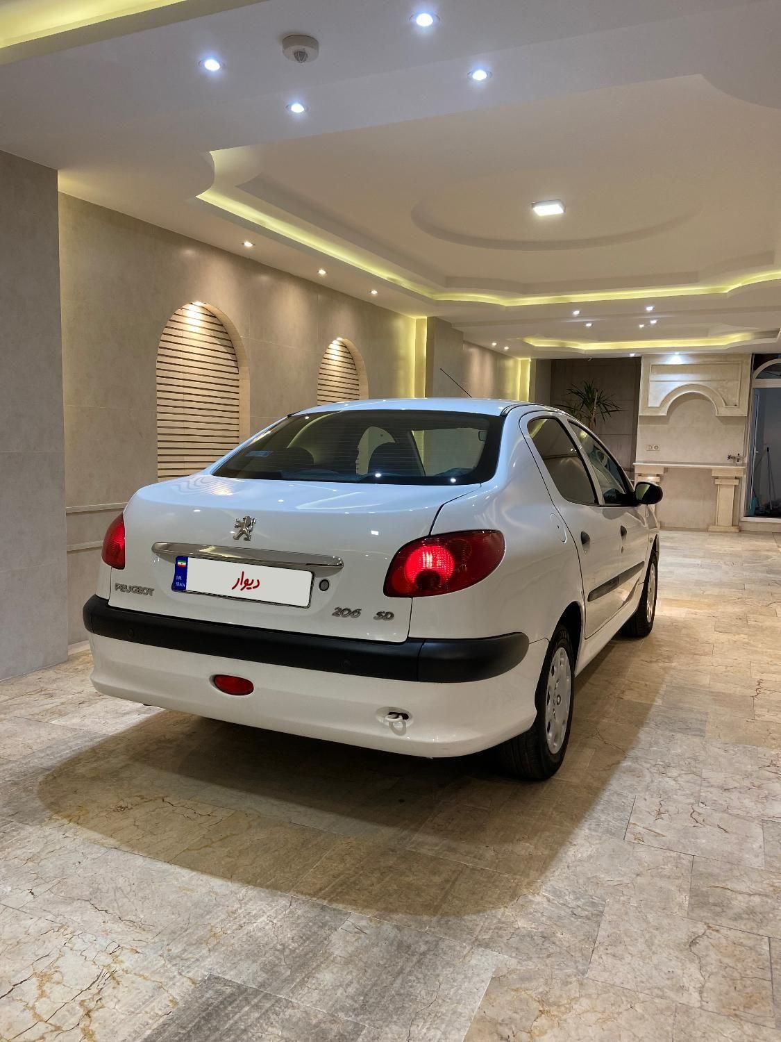 پژو 206 SD v8 - 1395