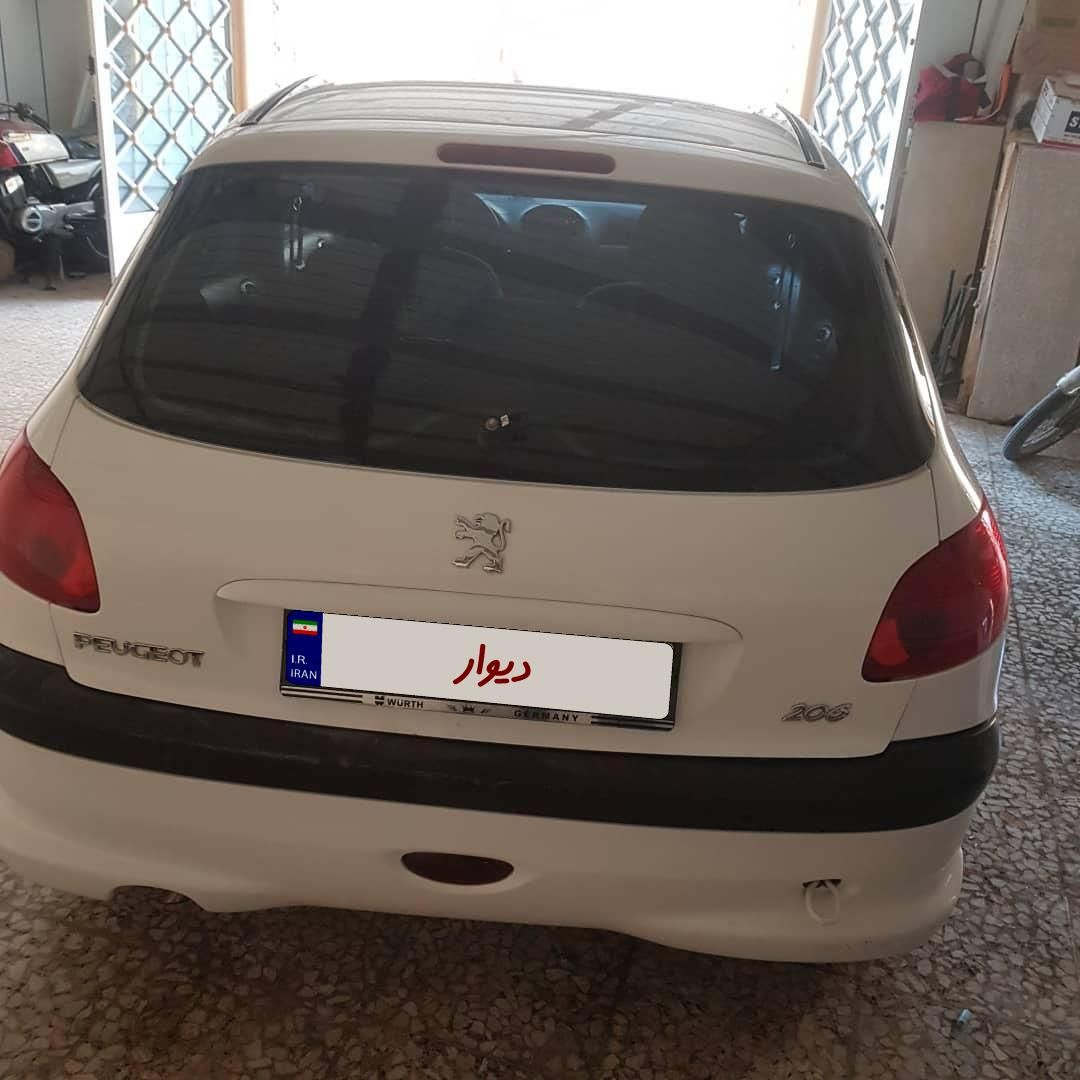 پژو 206 تیپ 3 - 1396