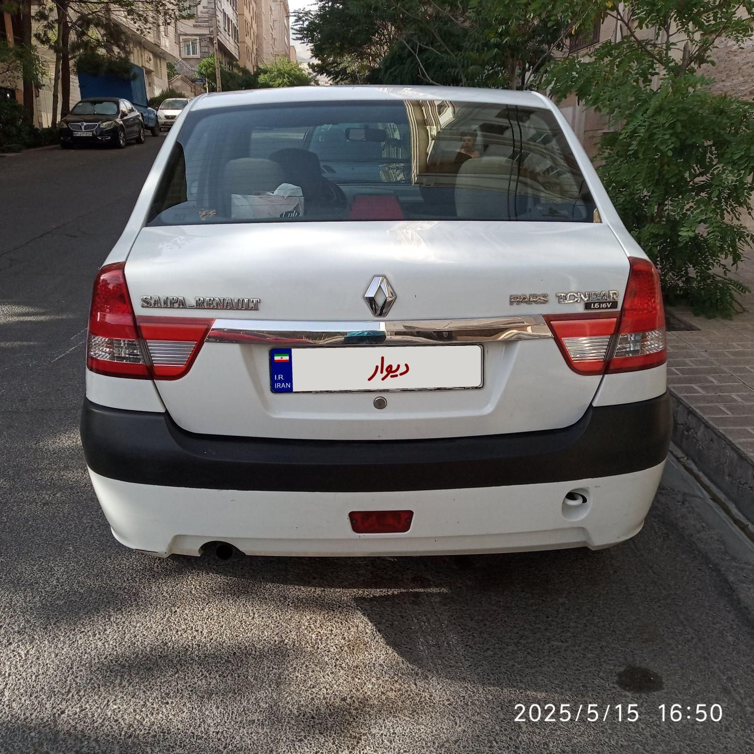 رنو پارس تندر گیربکس JHQ + مولتی مدیا - 1396