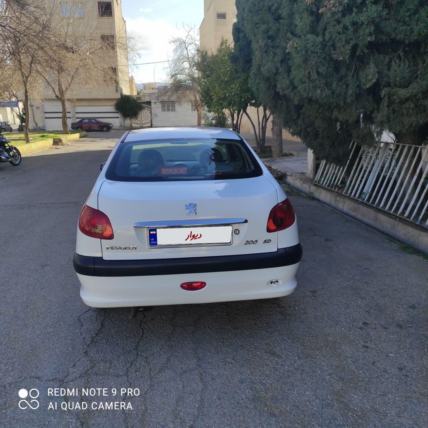 پژو 206 SD v8 - 1396