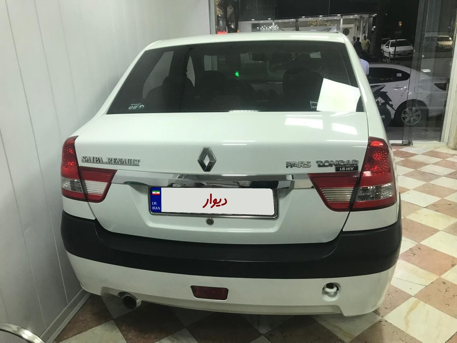 رنو پارس تندر گیربکس JHQ + مولتی مدیا - 1396
