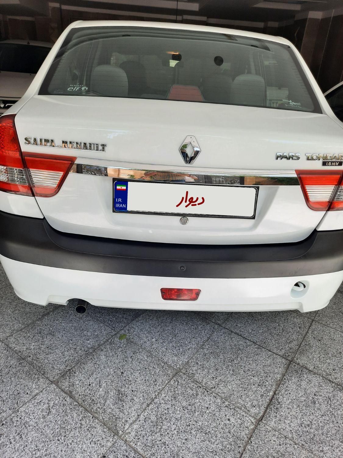 رنو پارس تندر گیربکس JHQ + مولتی مدیا - 1396