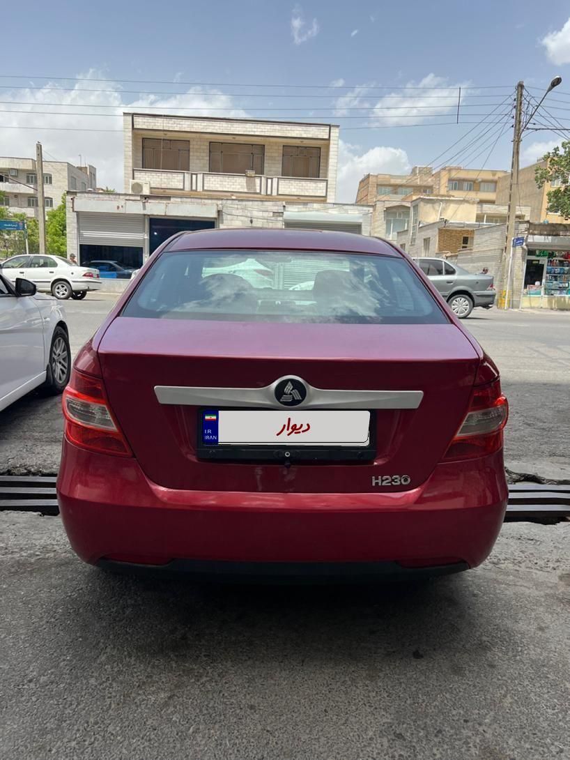 برلیانس H230 دنده‌ای - 2018