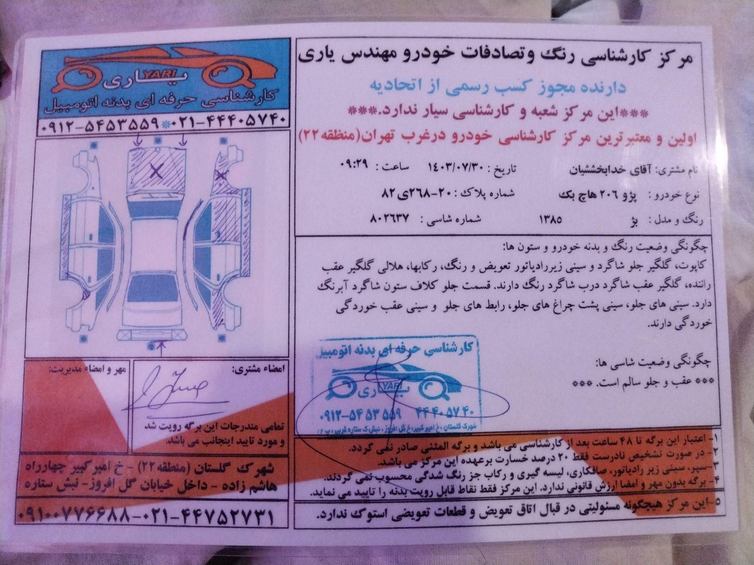 پژو 206 تیپ 6 - 1385