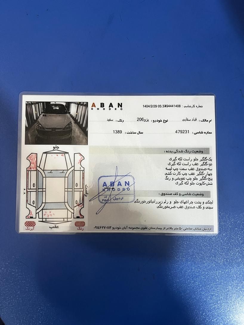 پژو 206 تیپ 2 - 1389