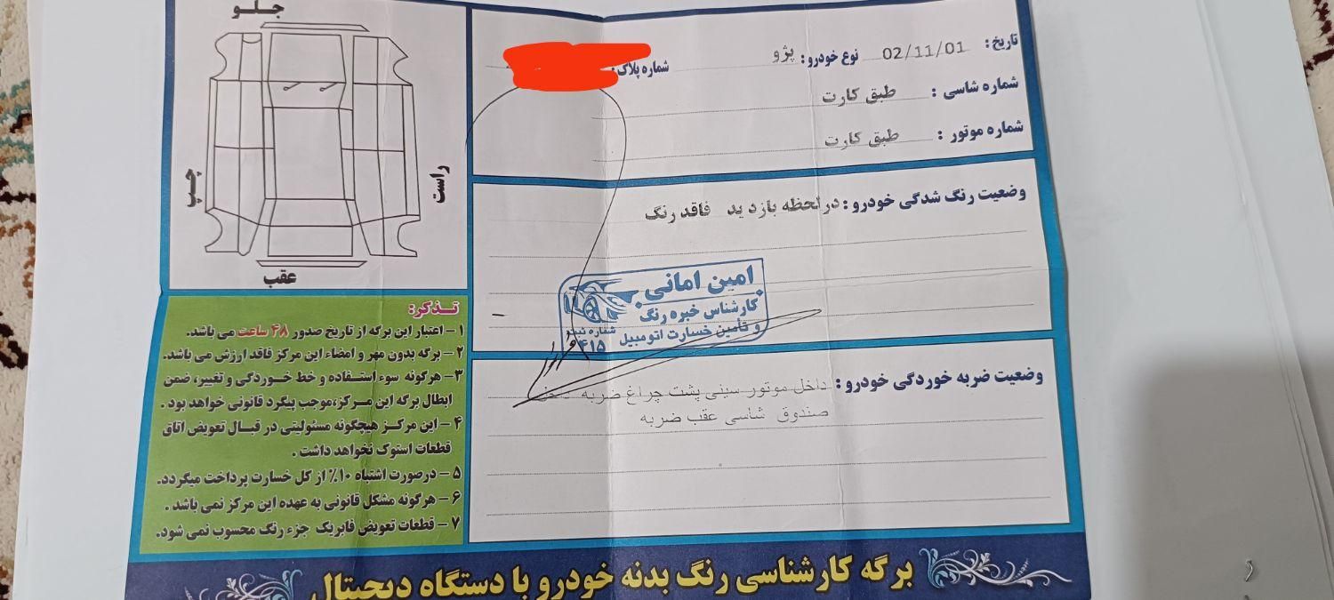 پژو 405 GL - دوگانه سوز CNG - 1373