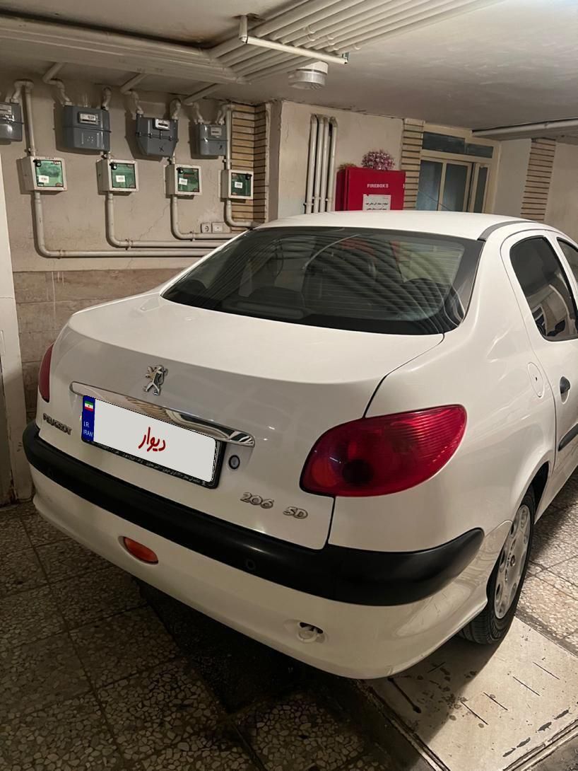 پژو 206 SD v8 - 1396