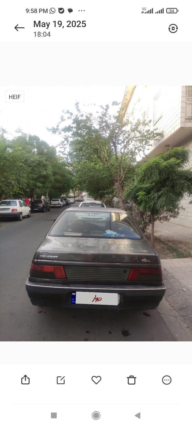پژو روآ دوگانه سوز - 1387