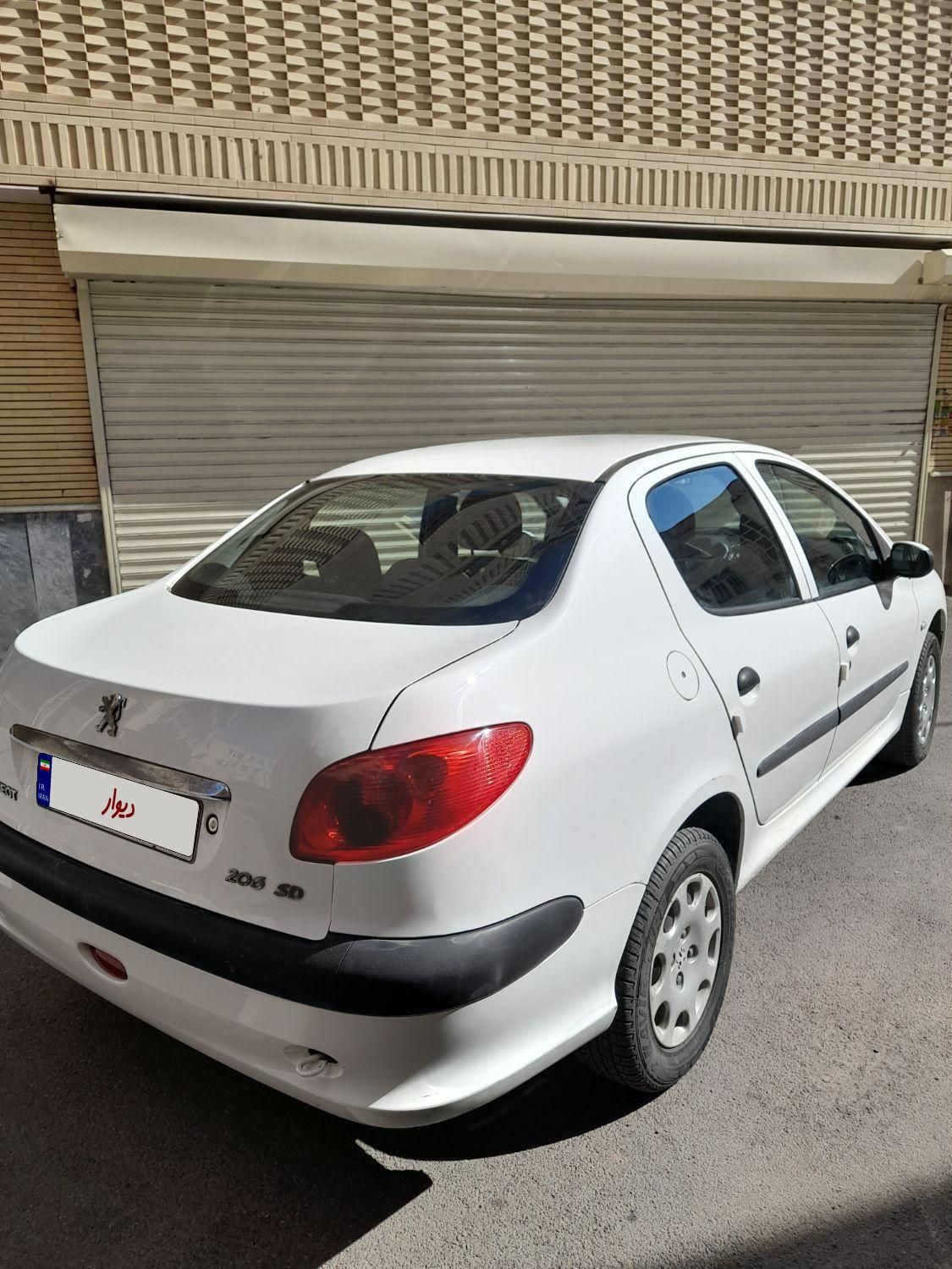 پژو 206 SD v8 - 1395