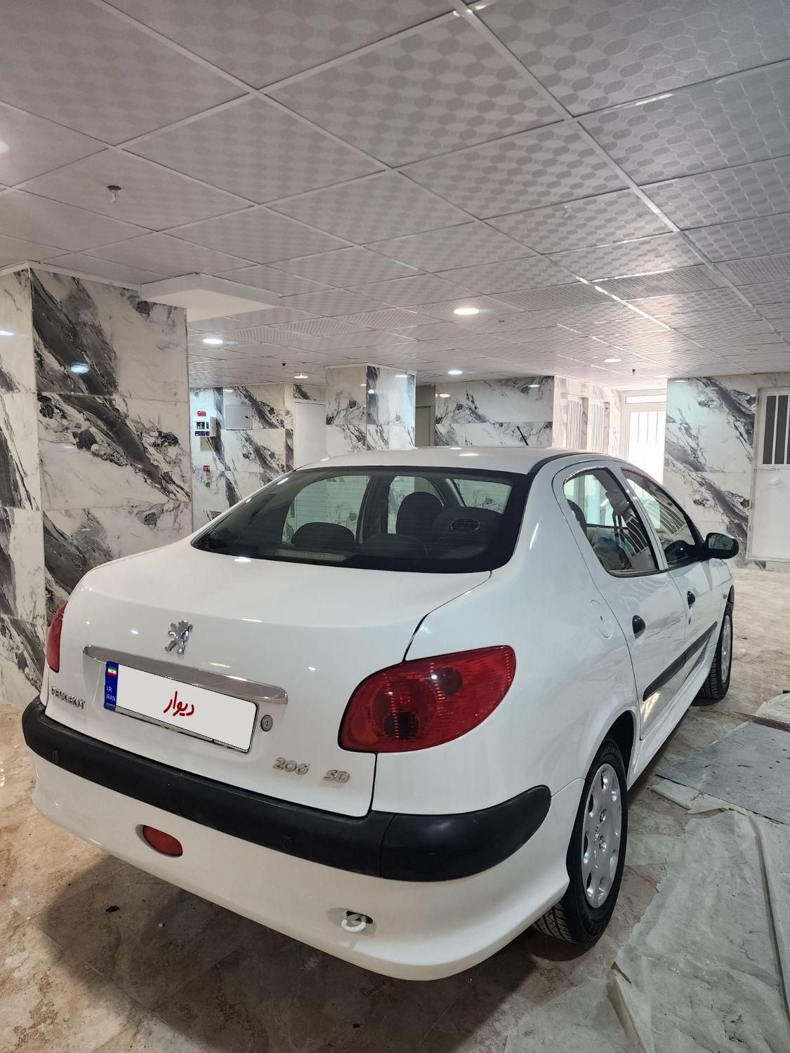 پژو 206 SD v8 - 1395