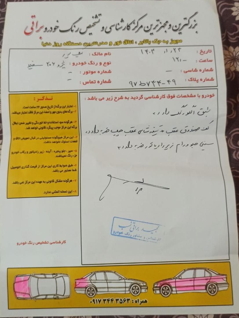 پژو 206 تیپ 5 - 1395