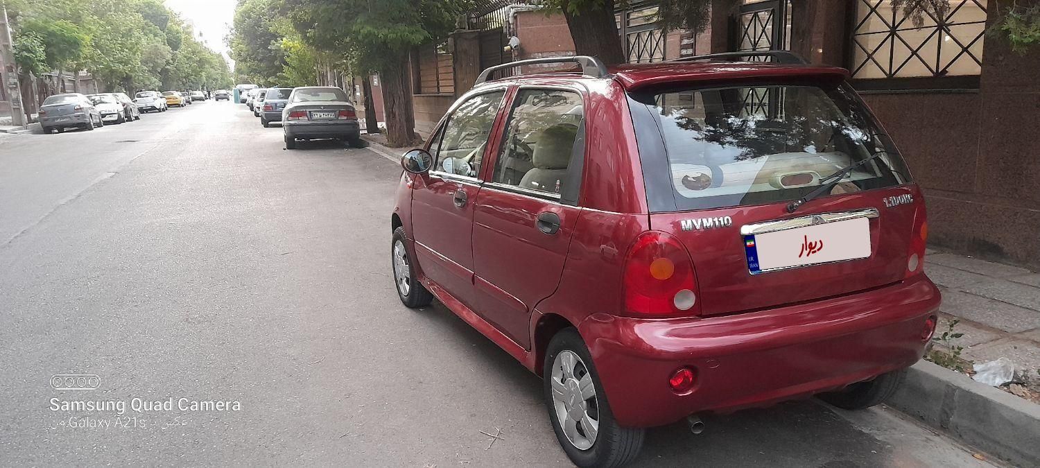 ام وی ام 110 چهار سیلندر دنده ای - 2015