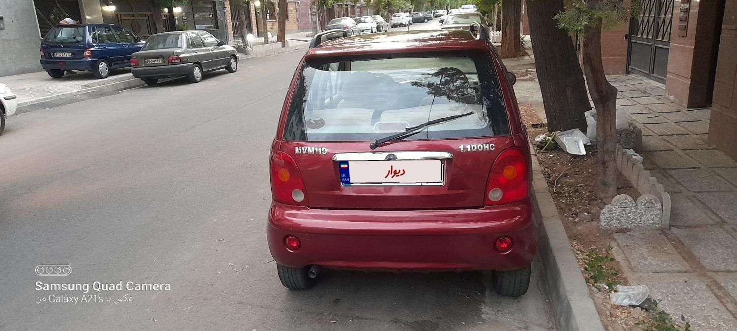 ام وی ام 110 چهار سیلندر دنده ای - 2015