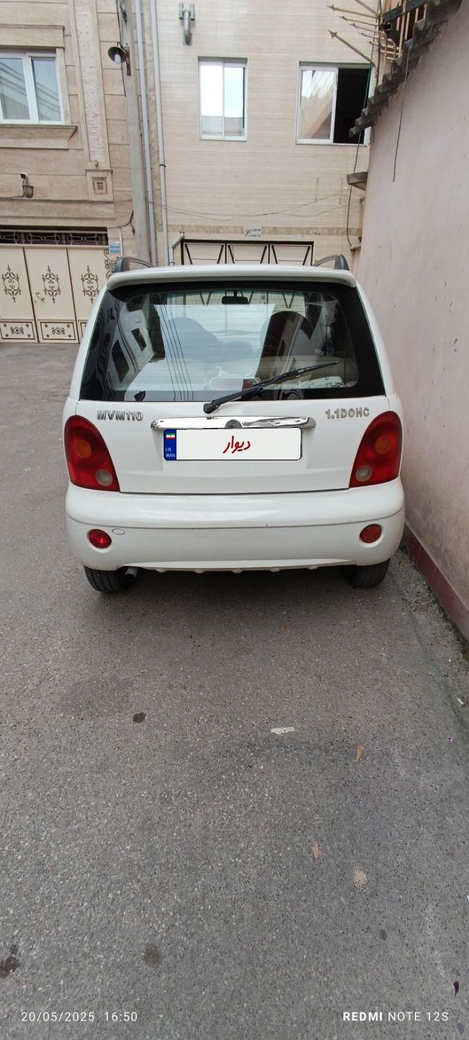 ام وی ام 110 چهار سیلندر دنده ای - 2015