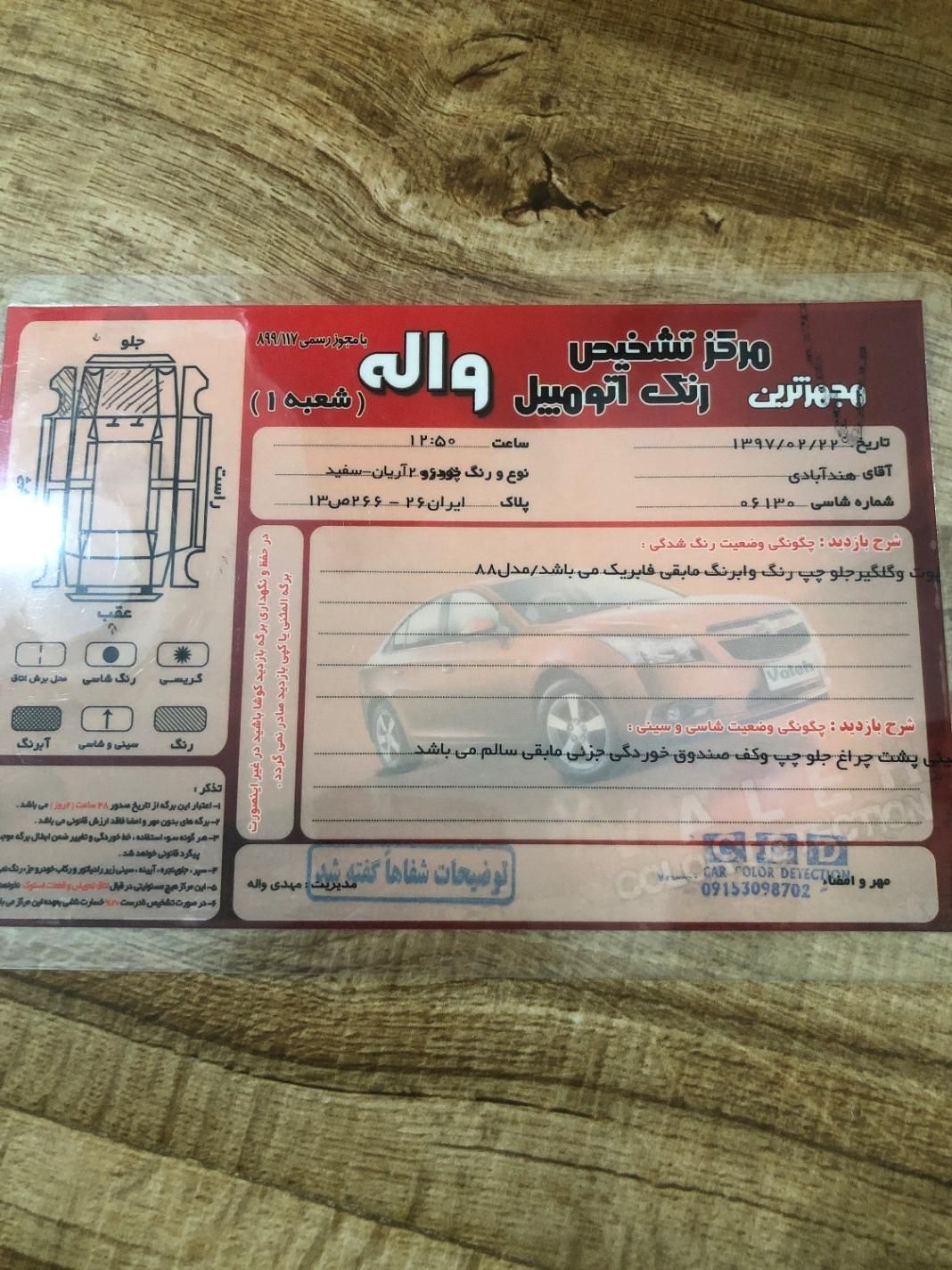 پژو 206 SD v1 - 1388