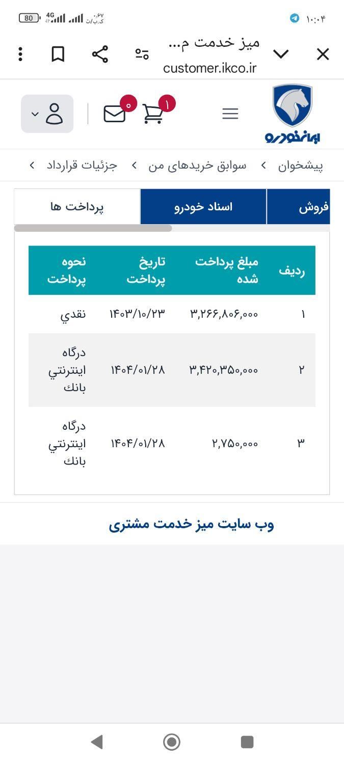 سمند سورن پلاس EF7 بنزینی - 1404