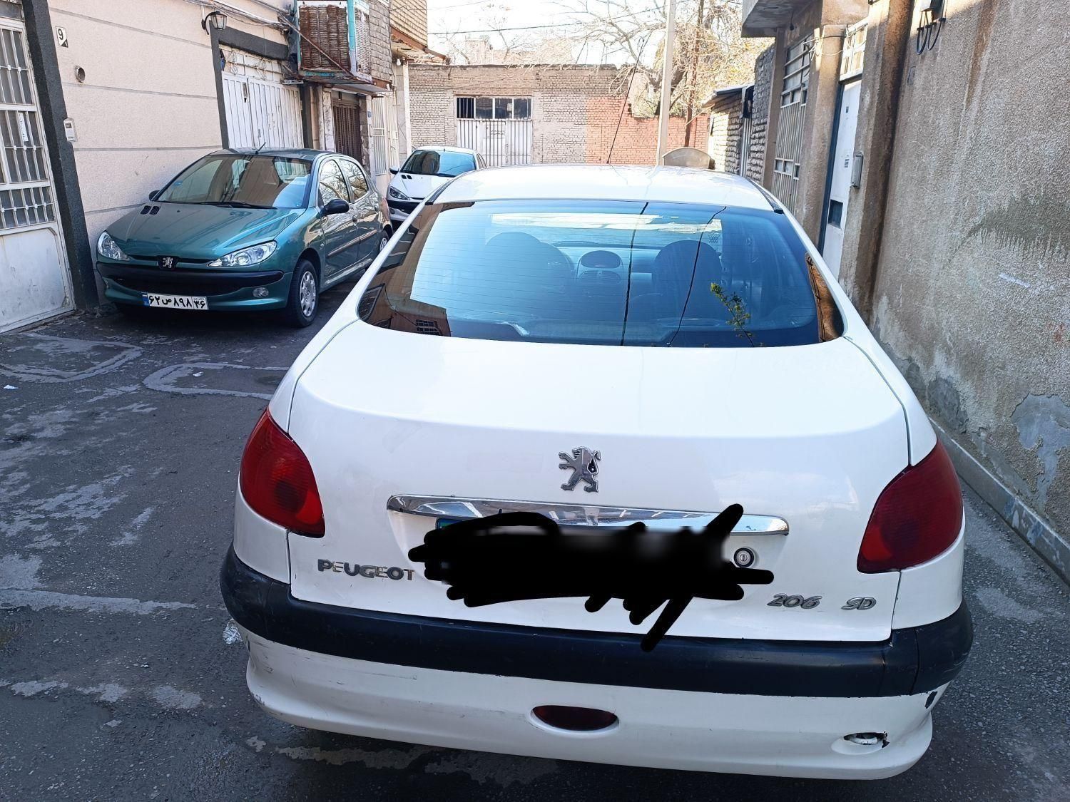 پژو 206 SD v1 - 1389