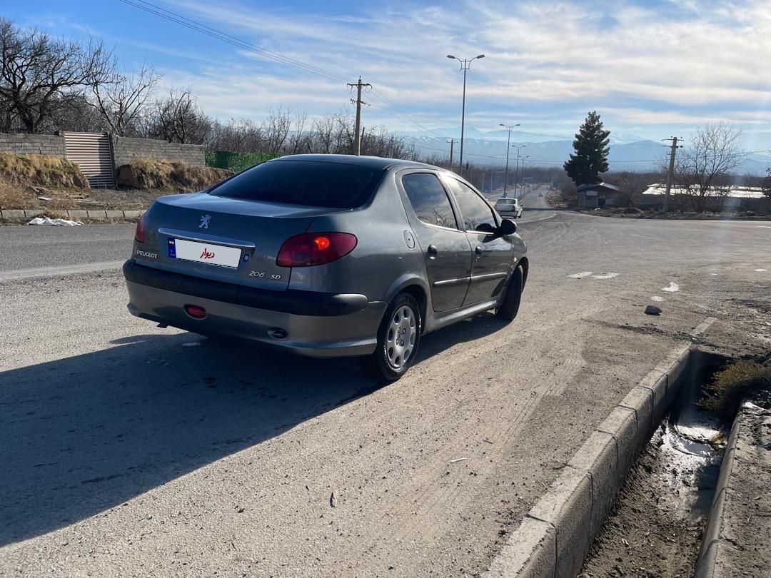 پژو 206 SD v8 - 1396