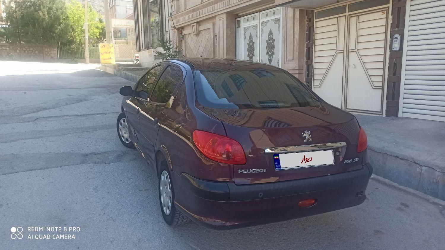 پژو 206 SD v8 - 1393