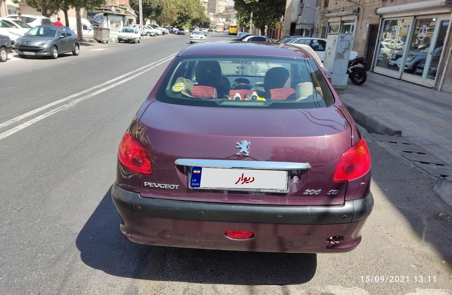 پژو 206 SD v8 - 1398