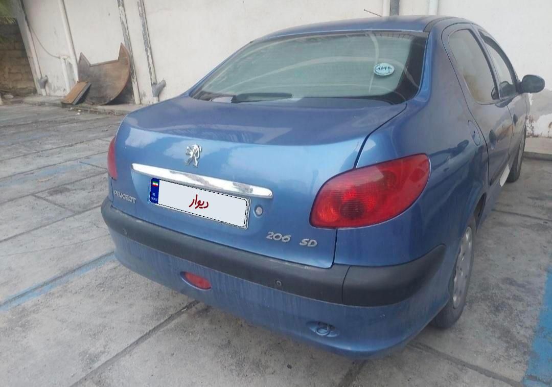 پژو 206 SD v8 - 1396