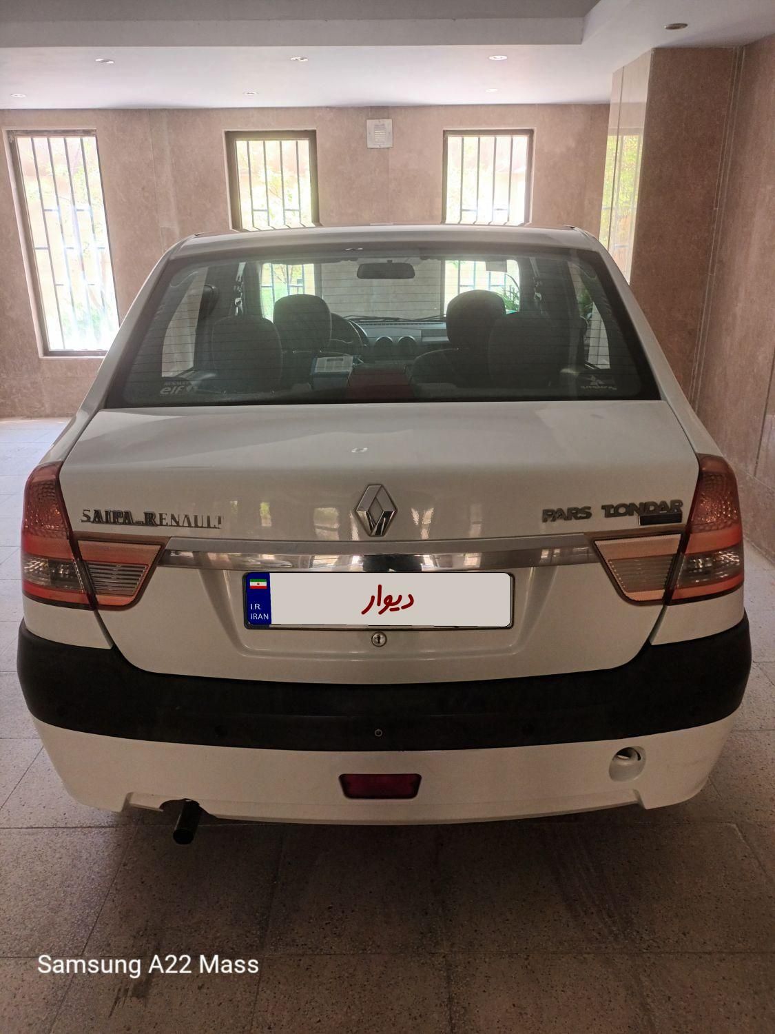 رنو پارس تندر گیربکس JHQ + مولتی مدیا - 1392