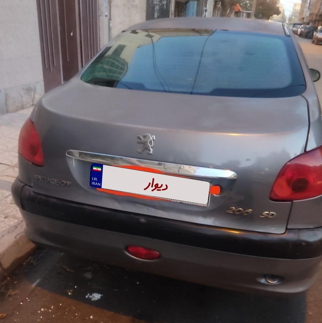 پژو 206 تیپ 2 - 1388