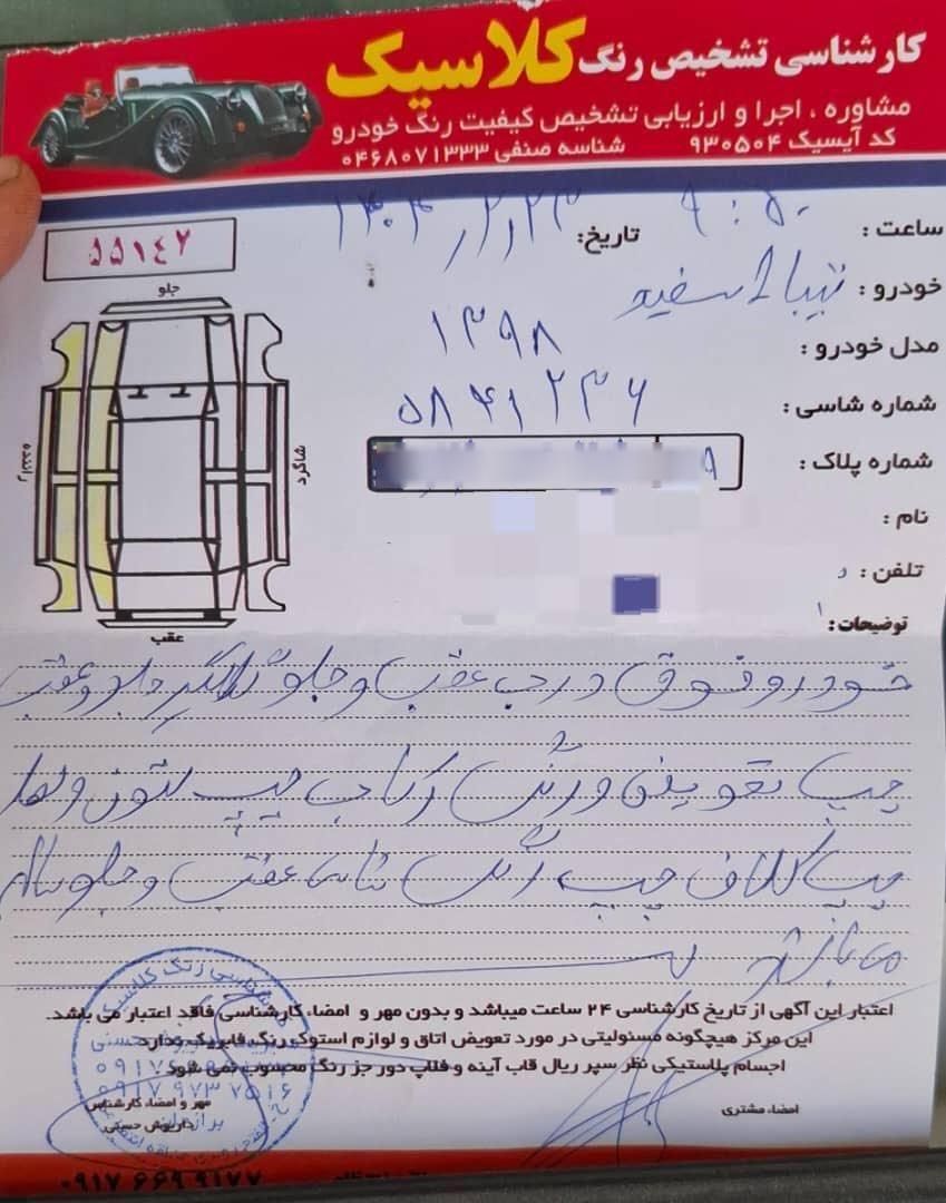 تیبا صندوق دار SX - 1398