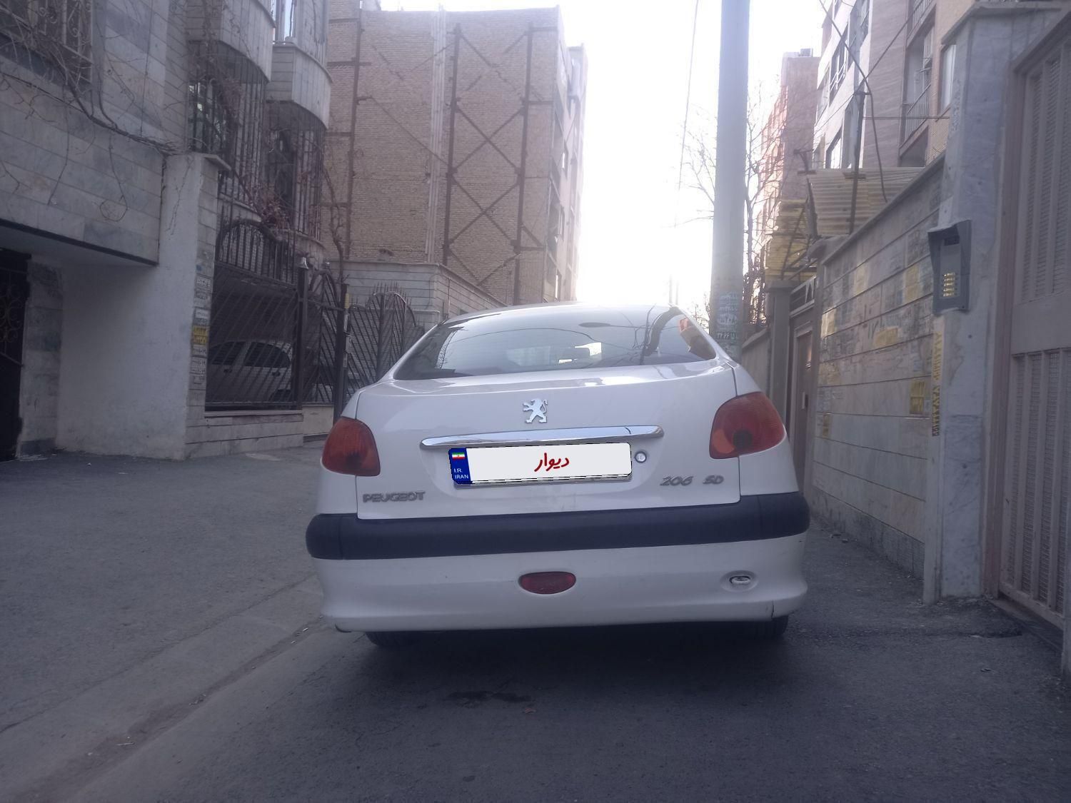 پژو 206 SD v8 - 1392