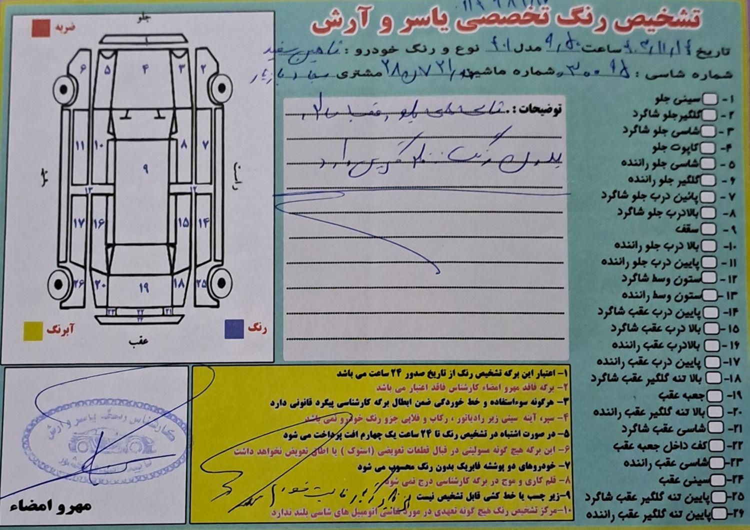 شاهین G دنده ای - 1401