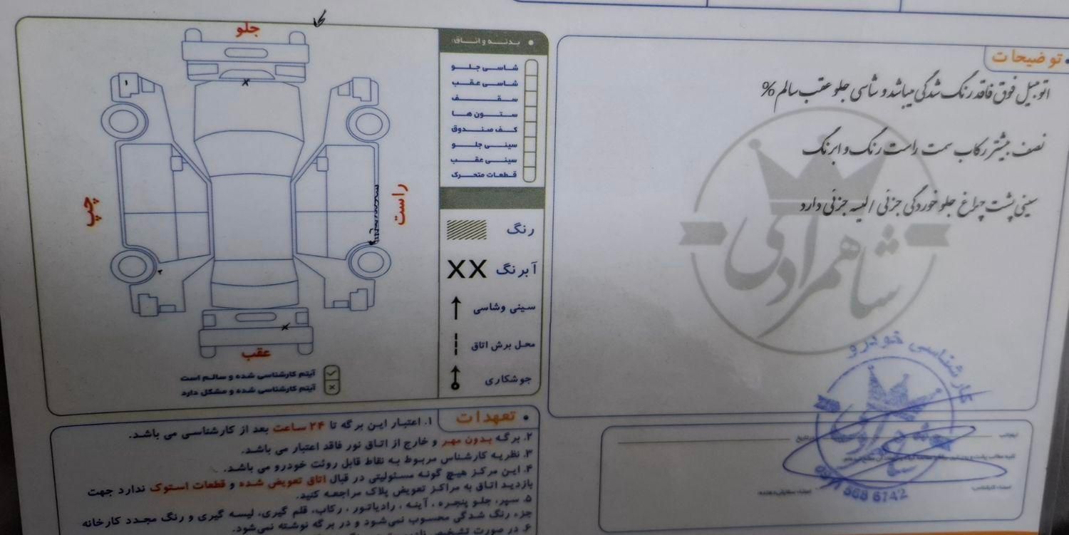 پژو 206 تیپ 2 - 1401