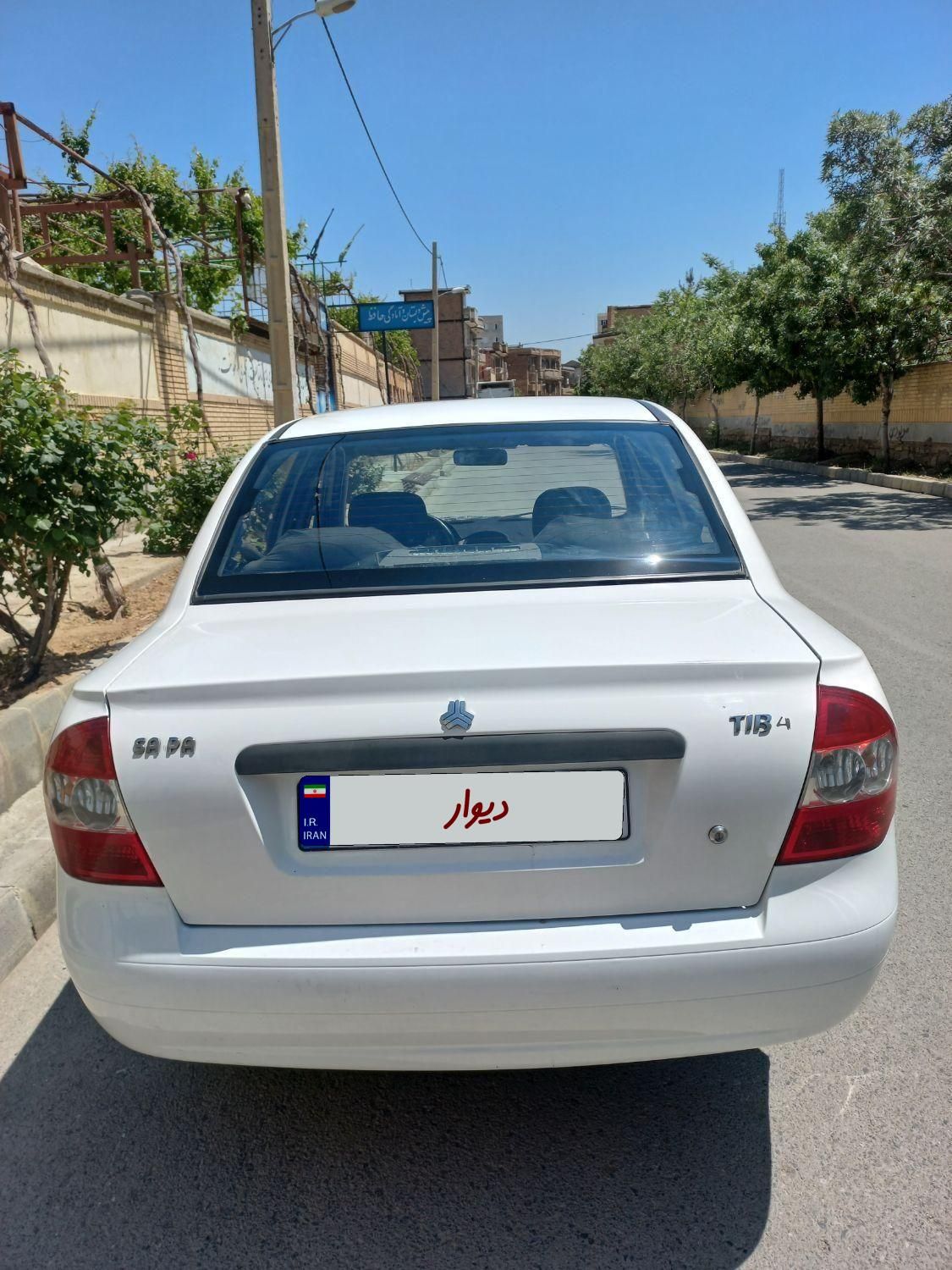 تیبا صندوق دار EX دوگانه سوز - 1395