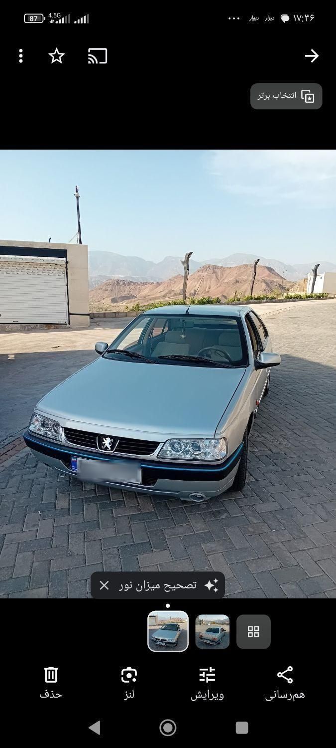 پژو 405 SLX بنزینی  XU7 - 1390