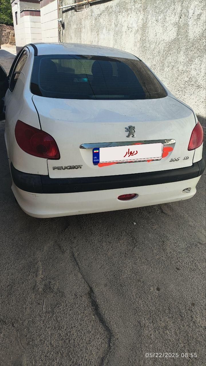پژو 206 SD v8 - 1395
