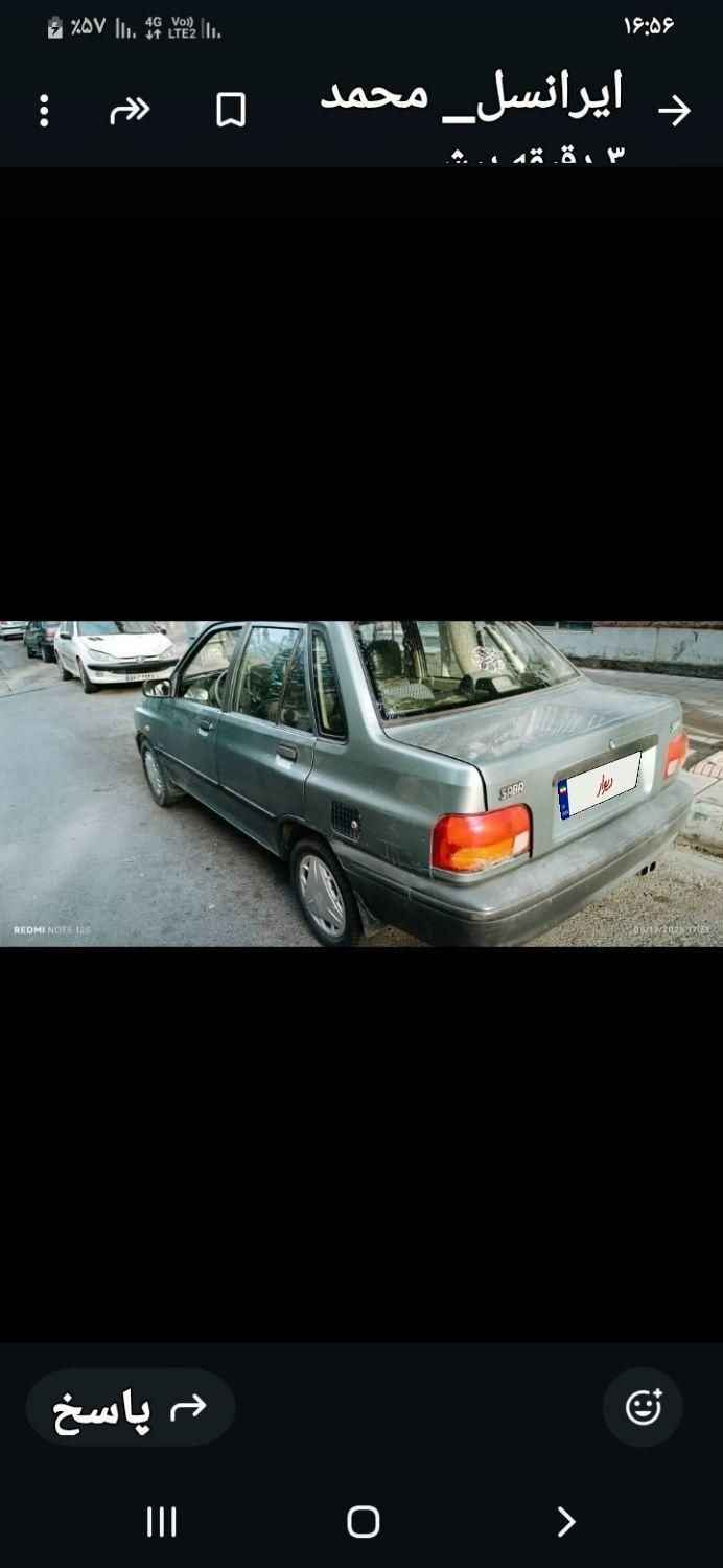 پراید صبا دنده‌ای - 1387