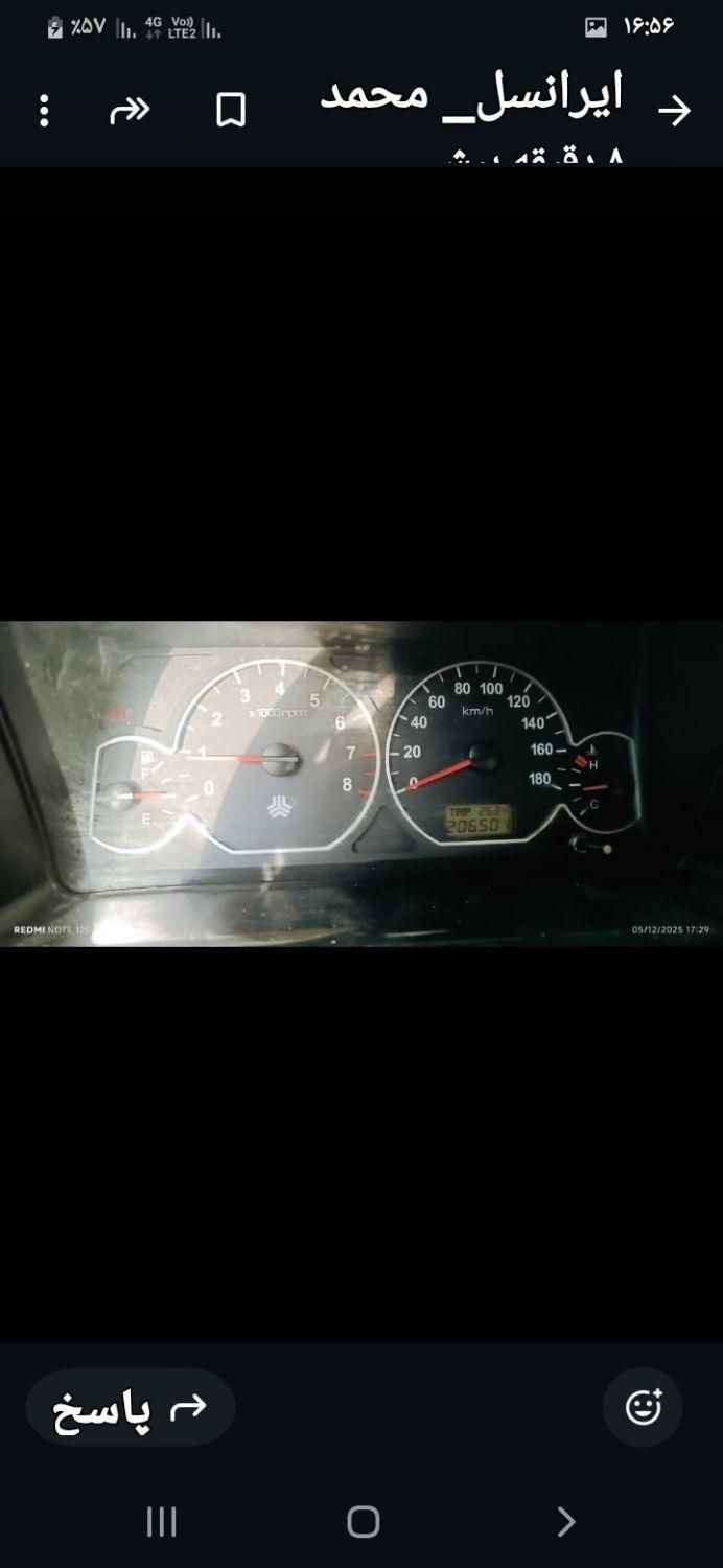 پراید صبا دنده‌ای - 1387