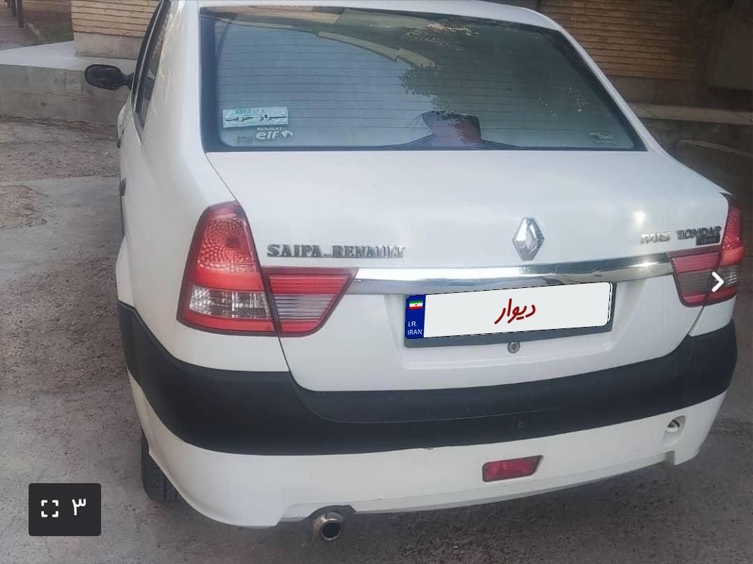 رنو پارس تندر گیربکس JHQ + مولتی مدیا - 1393