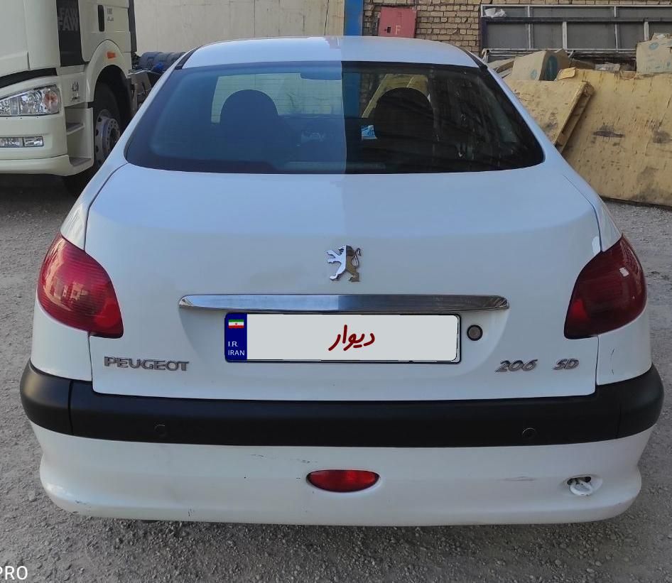 پژو 206 SD v8 - 1396