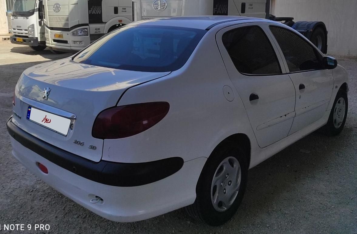 پژو 206 SD v8 - 1396