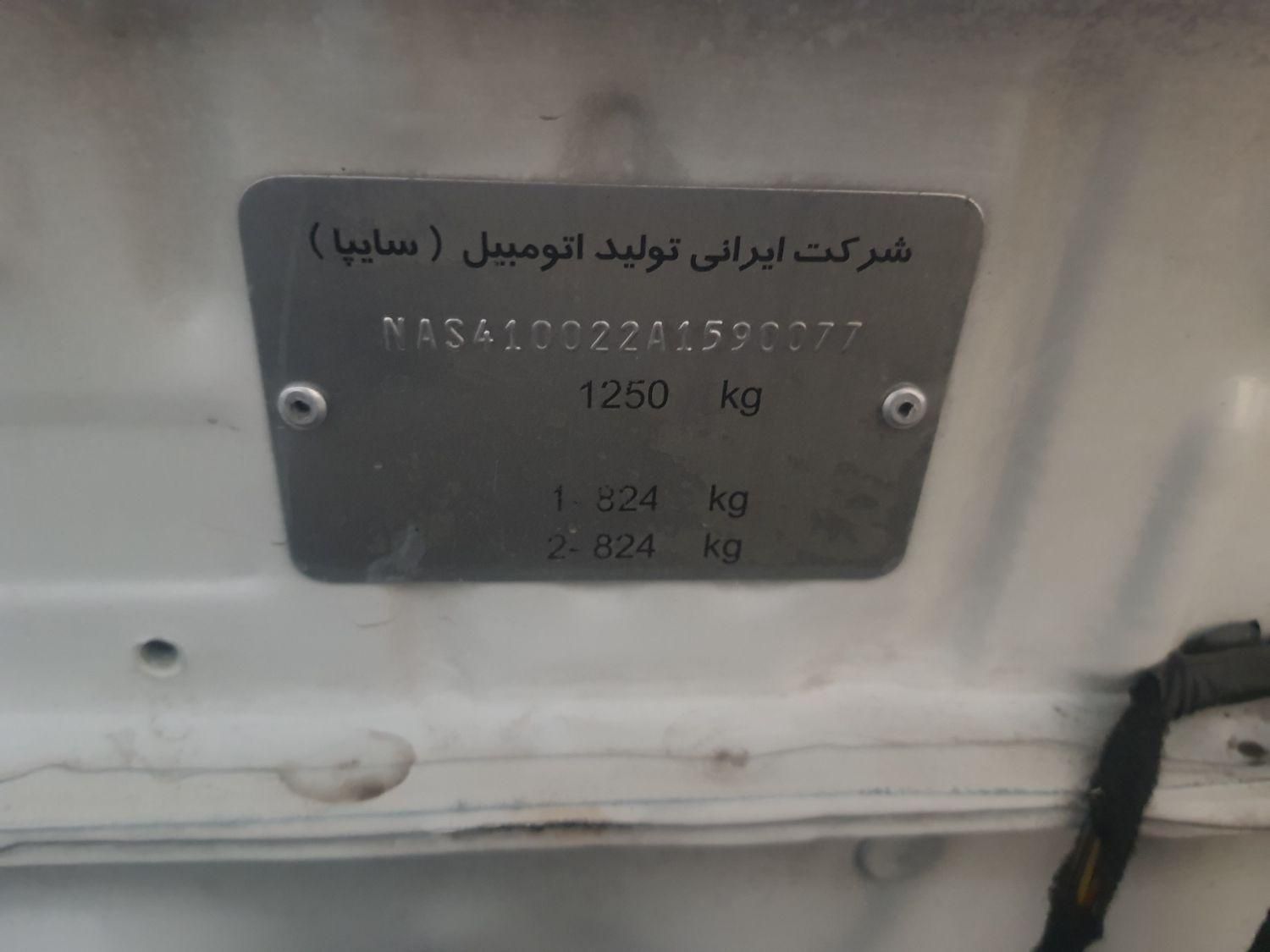 پراید صبا دنده‌ای - 1389