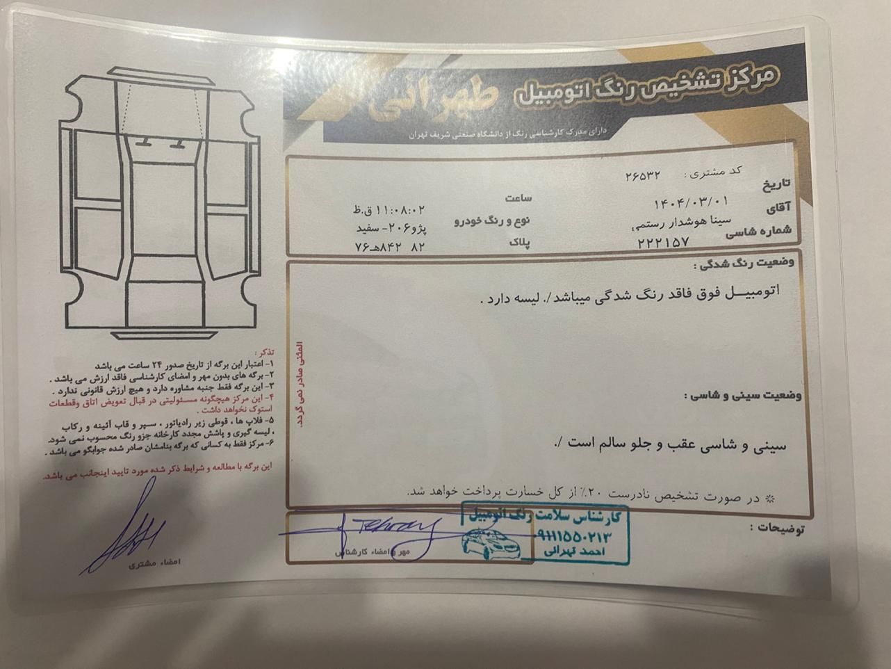 پژو 206 تیپ 2 - 1394
