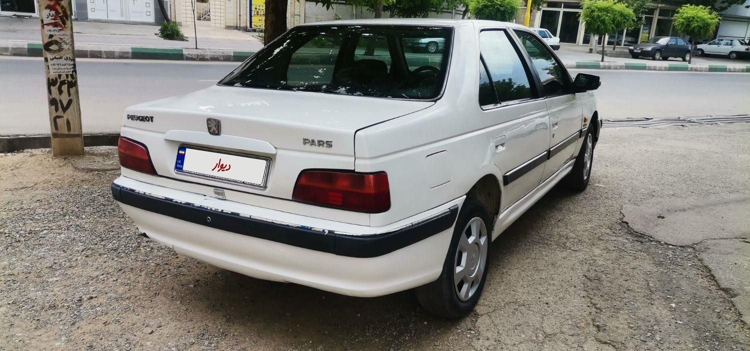 پژو پارس دوگانه سوز - 1386