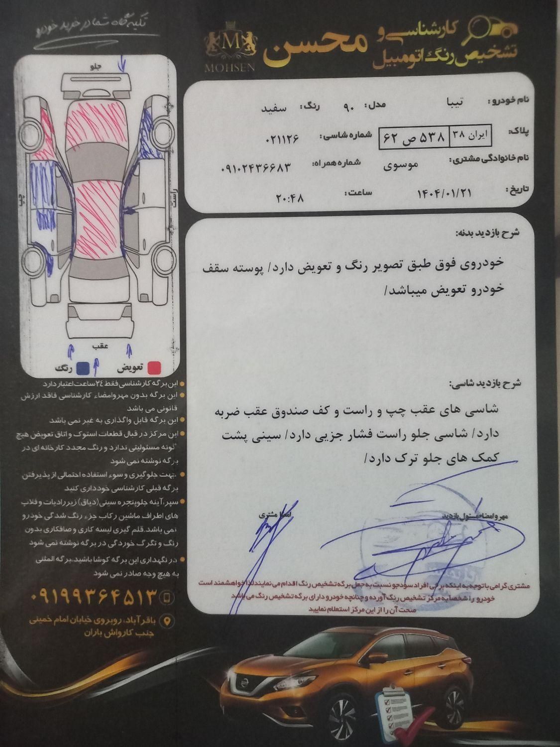 تیبا صندوق دار SX - 1390